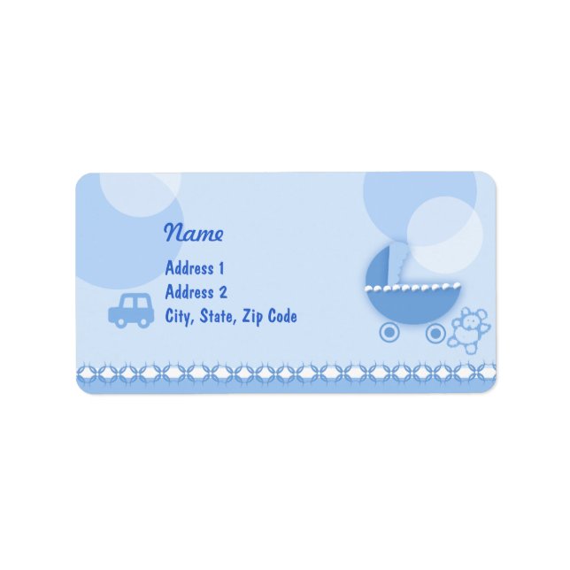 Bebé - etiqueta adressaufkleber (Vorne)