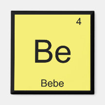 Bebe Name Chemistry Element Periodische Tabelle