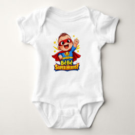 Bébé Super Héros Cute Baby Superhero Illustration Baby Strampler