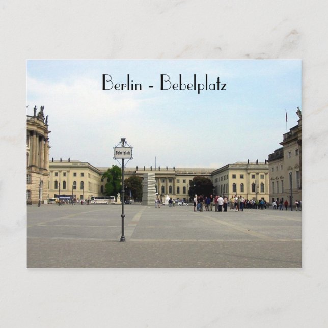 Bebelplatz Postkarte (Vorderseite)