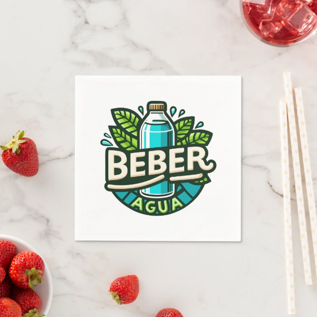 Beber agua serviette (Beispiel)