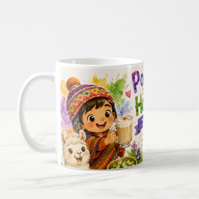 BEBIDA TRADICIONAL DE PERU KAFFEETASSE (Links)