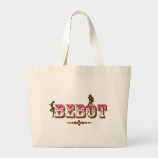 Bebot + Babae + Frauen Pinoy Stolz Jumbo Stoffbeutel