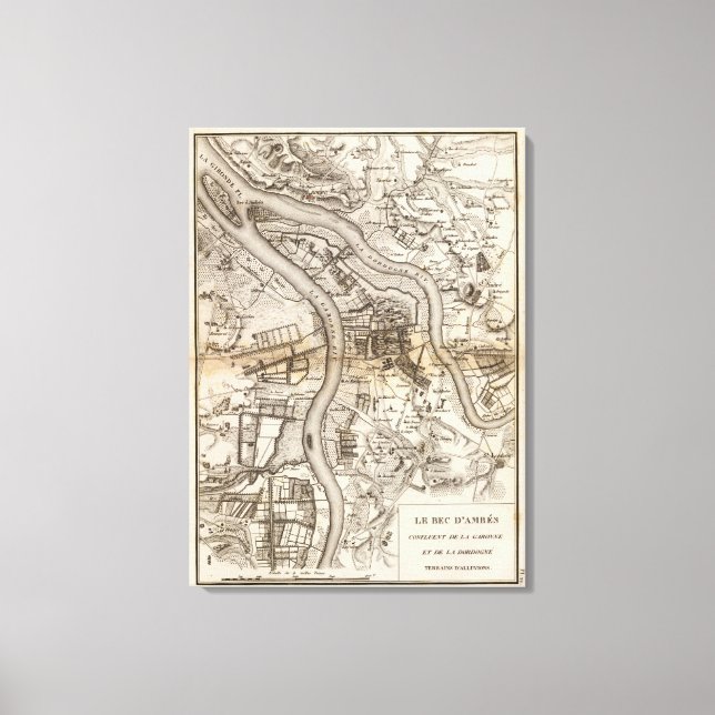 Bec d'Ambes Leinwanddruck (Vorderseite)