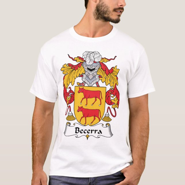 Becerra Familienwappen T-Shirt (Vorderseite)