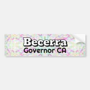Becerra Gouverneur CA Autoaufkleber