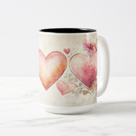 Becher 2 Farben Personalized Valentine Coffee Mug Zweifarbige Tasse