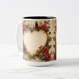 Becher 2 Farben Personalized Valentine Coffee Mug Zweifarbige Tasse