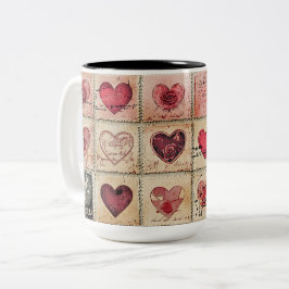 Becher 2 Farben Personalized Valentine Coffee Mug Zweifarbige Tasse