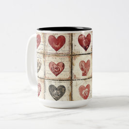 Becher 2 Farben Personalized Valentine Coffee Mug Zweifarbige Tasse