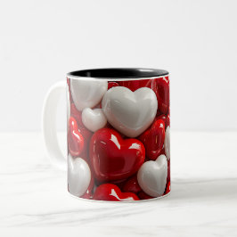 Becher 2 Farben Personalized Valentine Coffee Mug Zweifarbige Tasse