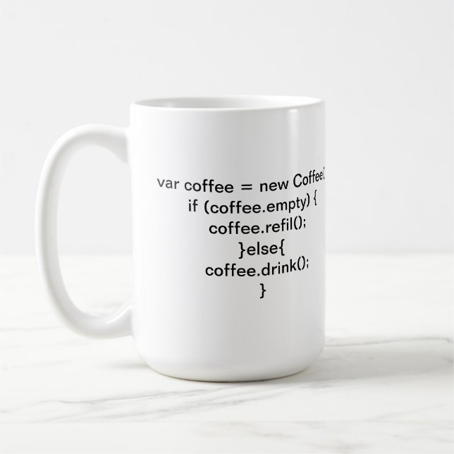 Becher Algorithmus Coffee Tasse (Links)