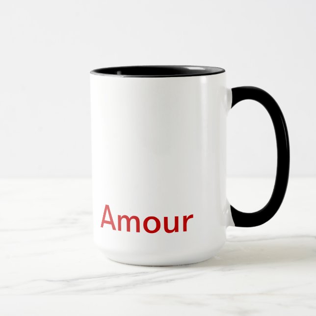 becher, „Amour“, Art, Tasse (Rechts)