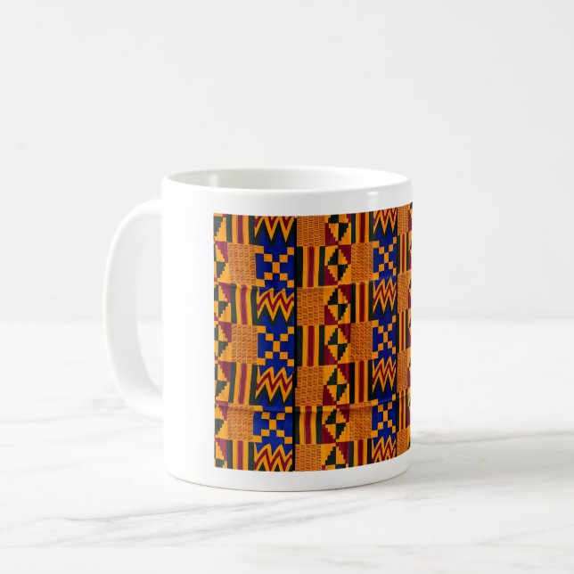 Becher, bedruckt Afro Kaffeetasse (Vorderseite Links)