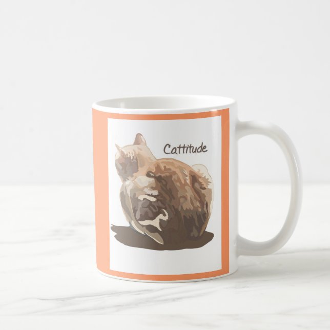Becher Cattitude doppelseitig Kaffeetasse (Rechts)