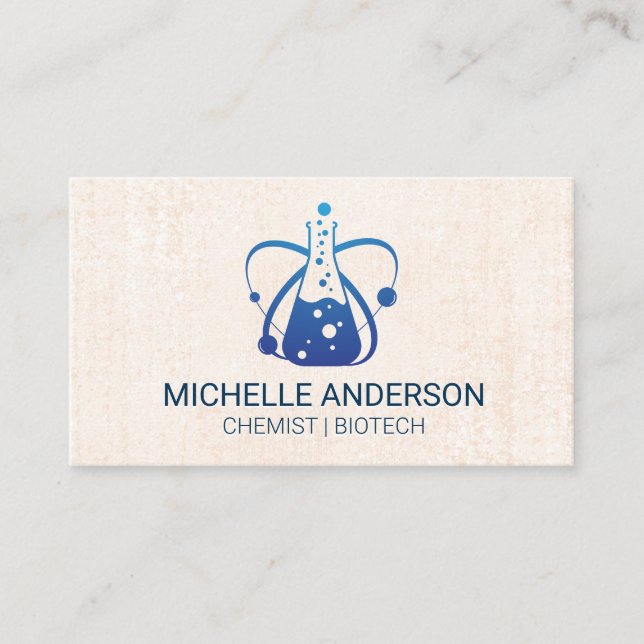 Becher | Chemie | Bio Tech Visitenkarte (Vorderseite)