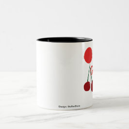 Becher Cherry Pop Zweifarbige Tasse