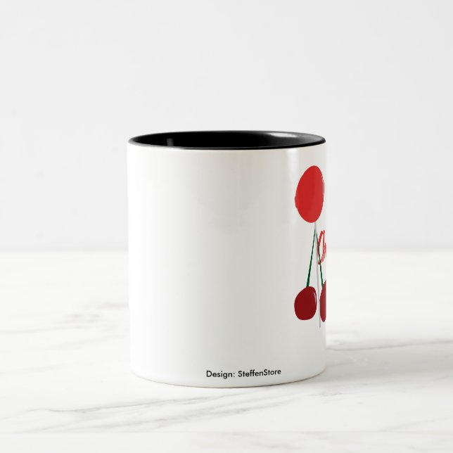Becher Cherry Pop Zweifarbige Tasse (Mittel)