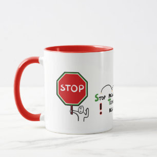 Becher „der Kunst, eine Pause zu nehmen“ Tasse