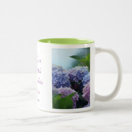Becher des Hydrangea-BQT personifizieren Zweifarbige Tasse
