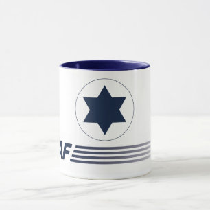 Becher Emblem IAF Israel,- zwingt ISRAELISCHES AIR Tasse