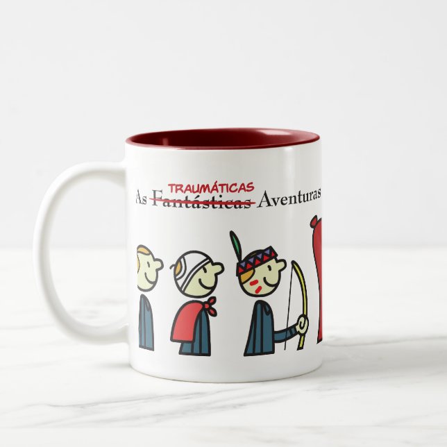 Becher Fantasien des Sohns des Freud Zweifarbige Tasse (Links)