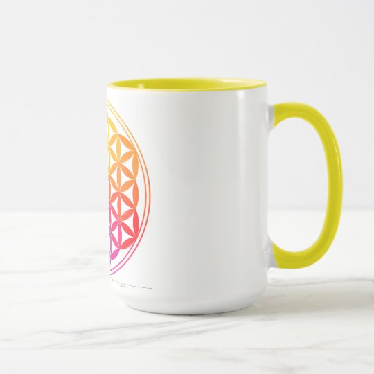 Kaffeetasse Flower of Life Lebensblume Becher Tasse /"Blume des Lebens/"