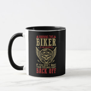 Becher für Motorradliebhaber. Tasse