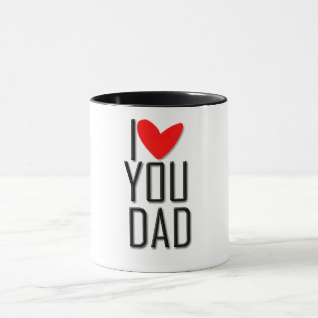 Becher -, I you love dad Tasse (Zentrum)