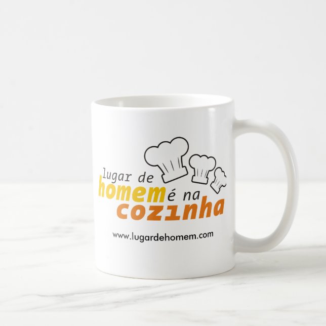 Becher ist Ort des Mannes in der Küche Kaffeetasse (Rechts)