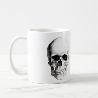 Becher klassischer Totenkopf c Name personalizad Tasse