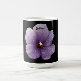 Becher-klassisches weißes inspirierend glauben kaffeetasse