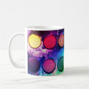BECHER-KUNST PALETTE-ART RETTET DIE LEBEN KAFFEETASSE