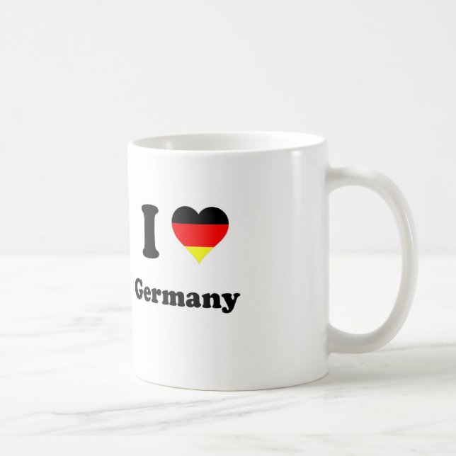 Becher liebe ICH DEUTSCHLAND Tasse (Rechts)