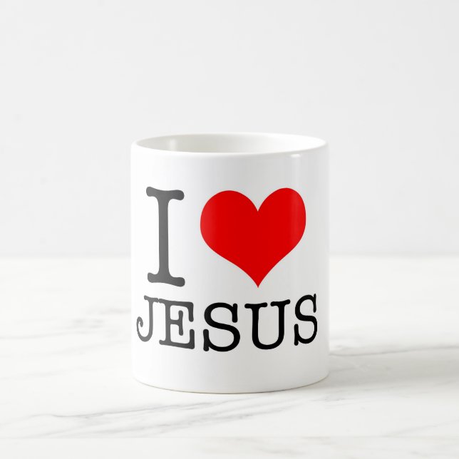 becher liebe ICH JESUS Tasse (Mittel)