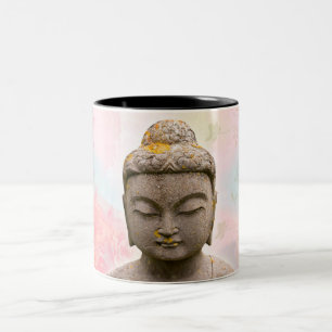 Becher mit Bild des Buddha zweifarbig Zweifarbige Tasse