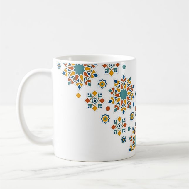 Becher mit marokkanischem Handwerk Kaffeetasse (Links)