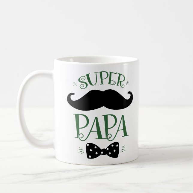 Becher / Mug Partys - Super Papa Kaffeetasse (Links)