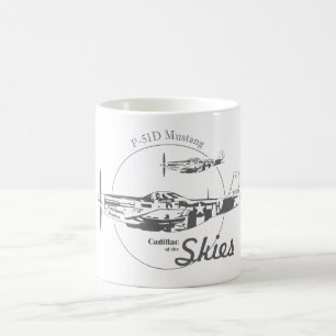 Becher P-51D Mustang USAF WWII Kaffeetasse