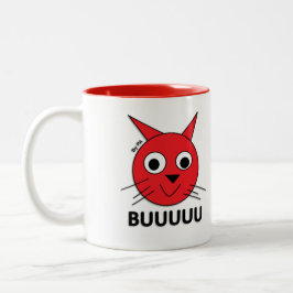 Becher Rote Katze By SCHAUFEL Zweifarbige Tasse