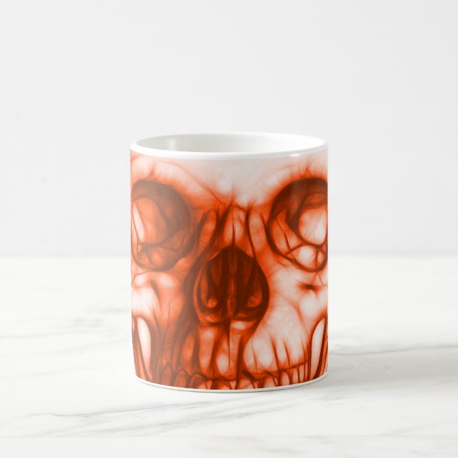 becher Totenkopf Kaffeetasse (Mittel)