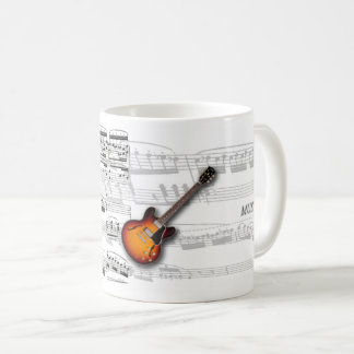 Becher vertont Gitarre Tasse