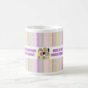 Becher weiß 325ml mich Supermama magische Einnahm Kaffeetasse