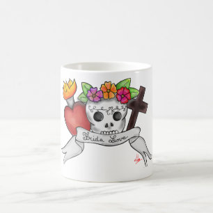Becher weiß Frida Love Tasse