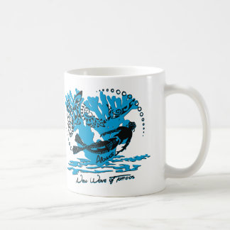 Becher weiß Tauchhaifisch Tasse