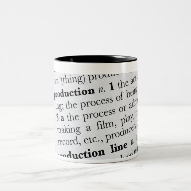 Becher Wörterbuch Zweifarbige Tasse (Mittel)