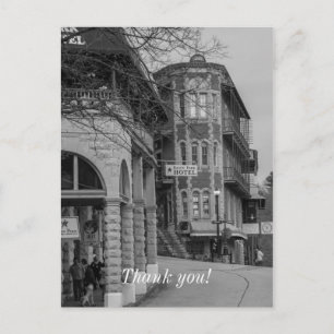 Becken Park und Flatiron Flats Graustufen Postkarte