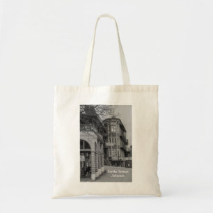Becken Park und Flatiron Flats Graustufen Tragetasche