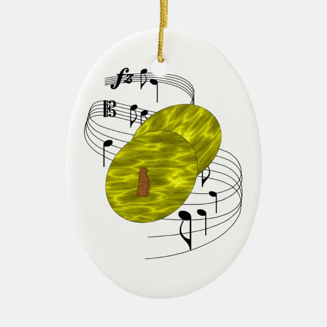 Becken-Verzierung Keramikornament (Vorne)