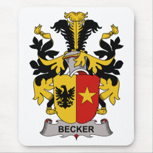 Becker-Familienwappen Mousepad